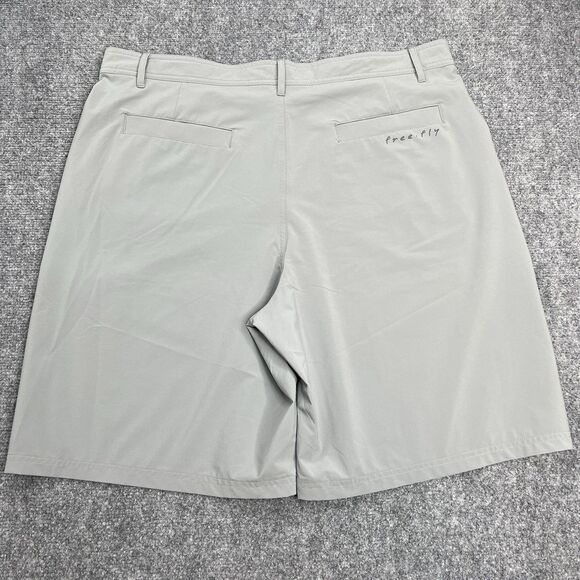 Free Fly Shorts Mens Sz 38 Gray Performance 9" Lightweight Stretch Golf Fishing - Picture 2 of 9